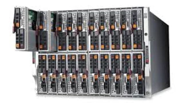 Server rack used for shared lab compute infrastructure.