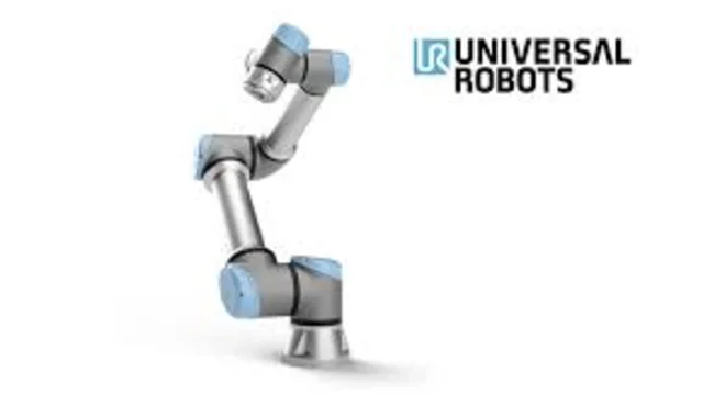 UR5e robotic arm used in the lab's robotics testbed.